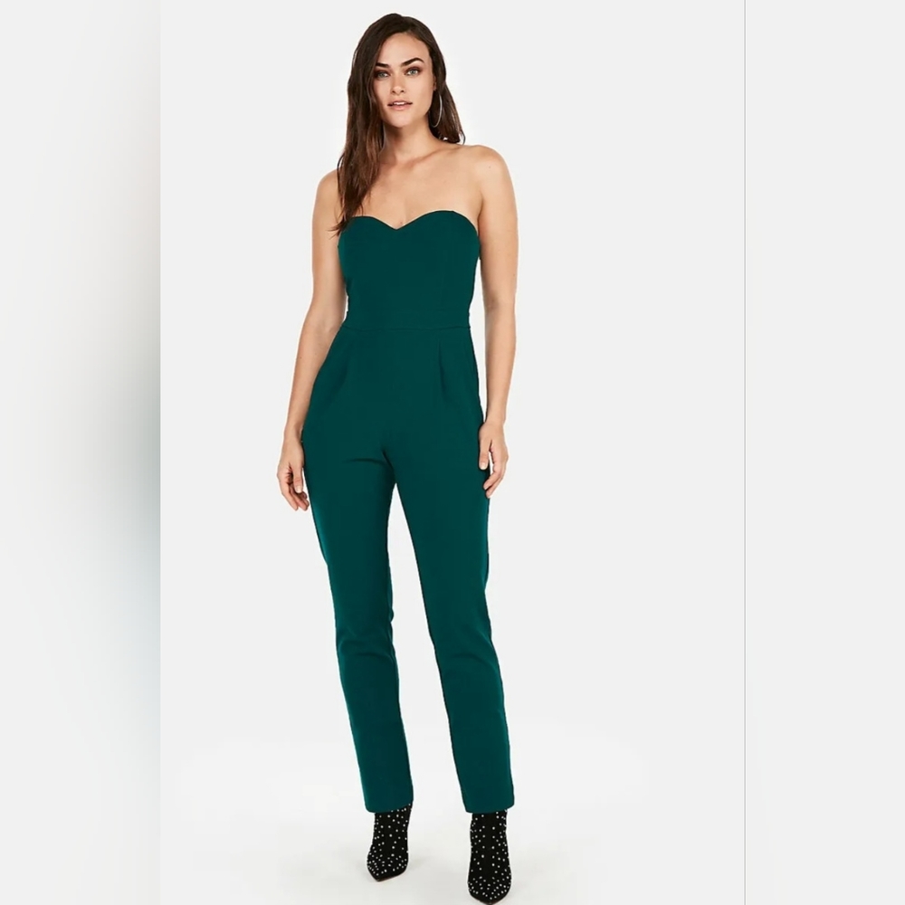 Express Emerald Green Jumpsuit Sz 6